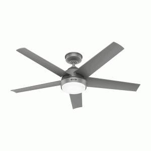 Abanico de techo Hunter Skyflow 52”, Matte Silver.