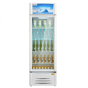 Exhibidor Midea vertical de 11 pies cubicos.