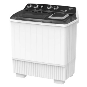 Lavadora semiautomática Daiwa, 28 libras, Blanco.