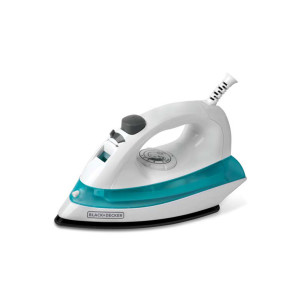 Plancha a vapor Black+Decker, azul.