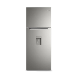 Nevera Frigidaire 27" congelador arriba (“top freezer”) 15 pies cúbicos, acero.