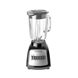 Licuadora con jarra Black+Decker, 1.25 LT, negro.