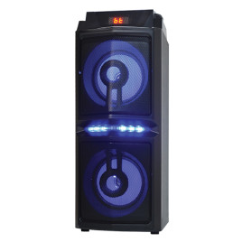 Bocina portátil SuperSonic con ¨Bluetooth¨, Negro.
