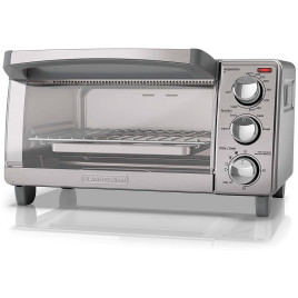 ‌Horno de mesa tostador Black+Decker, 17", Acero inoxidable. 