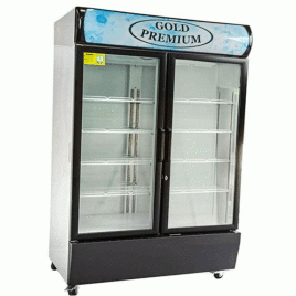 Nevera exhibidora Gold Premium vertical de 37 pies cubicos. (ENTREGA DE 5 A 7 DIAS LABORABLES).