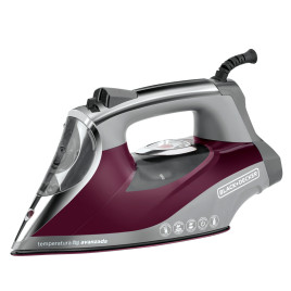 Plancha a vapor BLACK+DECKER, Gris/Rojo.