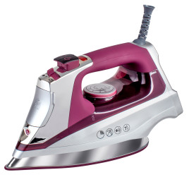 ‌Plancha a vapor BLACK+DECKER, morada.