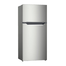 Nevera Frigidaire 27" congelador arriba (“top freezer”) 17 pies cúbicos, acero.