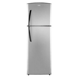 Nevera Mabe 24” congelador arriba (“Top freeezer”), 10 Pies cubicos gris.
