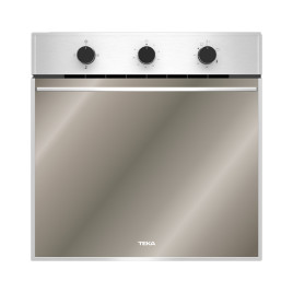 ‌Horno de gas Teka, individual empotrable 24”, acero inoxidable.