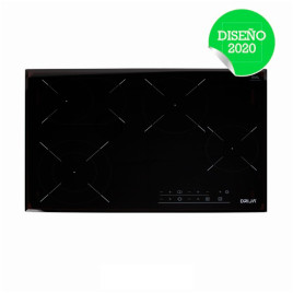 ‌Estufa empotrable Drija, electrica 30’’, 4 hornillas, negro.