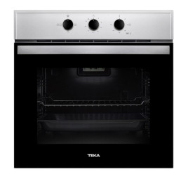 ‌Horno eléctrico Teka, individual empotrable 23”, acero inoxidable.