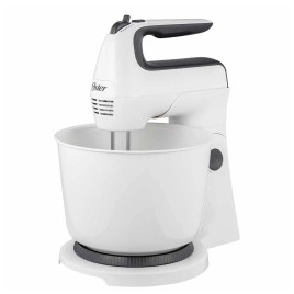 Batidora de mano y pedestal Oster, Blanco.