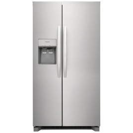 Nevera Frigidaire 36" lado a lado ("Side by side") 23 pies cúbicos, Acero.