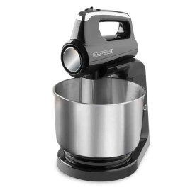 Batidora de pedestal Black+Decker, 5 velocidades. Negra 