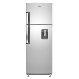 Nevera Whirlpool 24" congelador arriba ("Top Freezer") 11 pies cúbicos, acero.