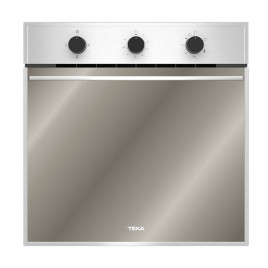 ‌Horno gas Teka, individual empotrable 24”, Acero.