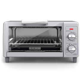 Horno de mesa BLACK+DECKER, 17", Gris.