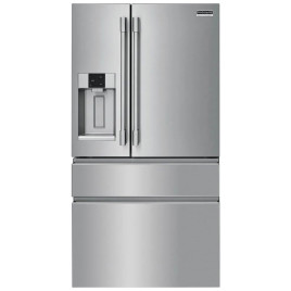 Nevera Frigidaire 36” Puerta francesa (“French Door”), 21 pies cúbicos, acero inoxidable.