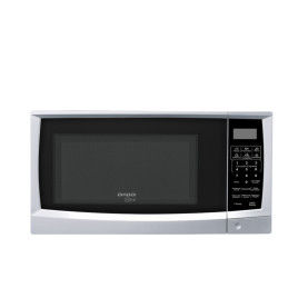 Microondas Aiwa 19” independiente, 0.7 pies cúbicos, gris.