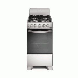 Estufa Frigidaire, gas independiente 20”, 4 hornillas selladas, Acero.