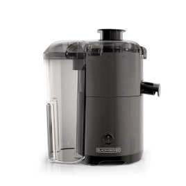 Extractor de jugo Black+Decker, negro.