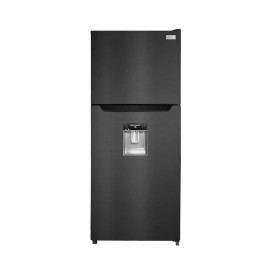 Nevera Oster 23” congelador arriba (“Top Freezer”) 12 pies cúbicos, Gris.