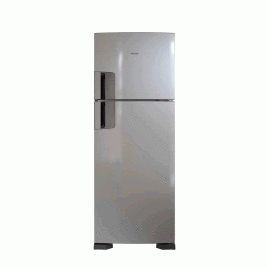 Nevera Whirlpool 27” congelador arriba (“Top Freezer”) 16 pies cúbicos, Acero.