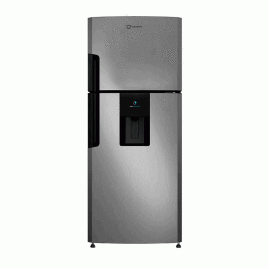 Nevera Cetron 26” congelador arriba (“Top freezer”) 13 pies cúbicos, Acero.