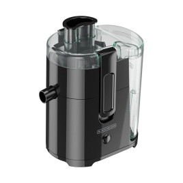 Extractor de jugo Black+Decker, negro.