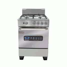 Estufa Kenmore gas independiente 24", 4 hornillas selladas, Acero.