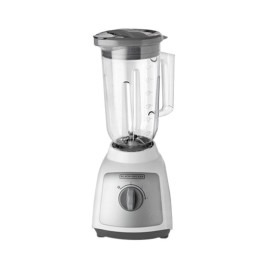 Licuadora con jarra Black+Decker, 2 velocidades, Blanco. 