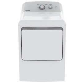 Secadora a gas Mabe, carga frontal 27", 40 libras, blanco.