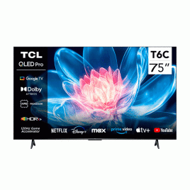 ‌Televisor TCL 75, QLED 4K UHD "Smart", LED.
