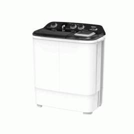 Lavadora semiautomática Daiwa,16 libras, blanco.
