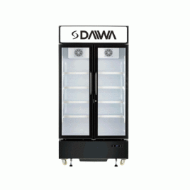 Exhibidor vertical Daiwa de 21 pies cubicos.