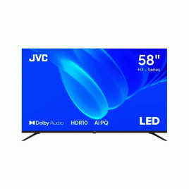 Televisor JVC 58’’, Smart¨, 4K UHD, LED.