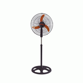 Abanico de pedestal Universal 18”, negro.