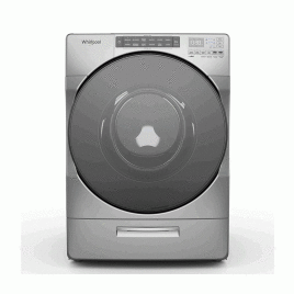 Lavadora / Secadora Whirlpool Inverter Carga Frontal gris.
