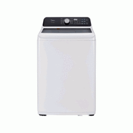 Lavadora automática Midea 27”, 44 libra, blanco.