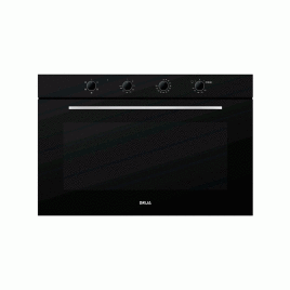 Horno de gas Drija, individual empotrable 36", Negro.