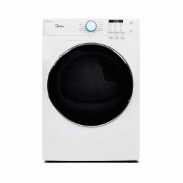 ‌Secadora a gas Midea, carga frontal 27", 48 libras, blanco.