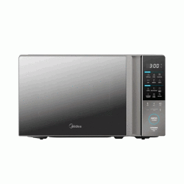 Microondas Midea independiente, 1.1 pies cúbicos, Gris.
