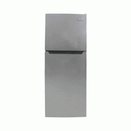 Nevera American 23” congelador arriba (“top freezer”) 8 pies cúbicos, Silver.