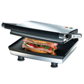 Plancha sandwichera Oster, acero.