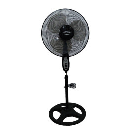 Abanico de pedestal Universal 16”, negro.