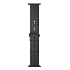 Apple Watch 42mm Woven Nylon Band -Black 