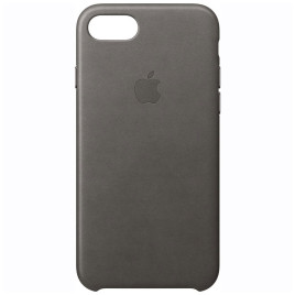Apple iPhone 7 Leather Case - Storm Gray