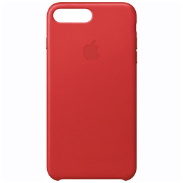 Apple iPhone 7 Plus Leather Case - Red