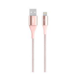 Belkin Duratek Lightning to USB Cable 4Ft - Rose Gold